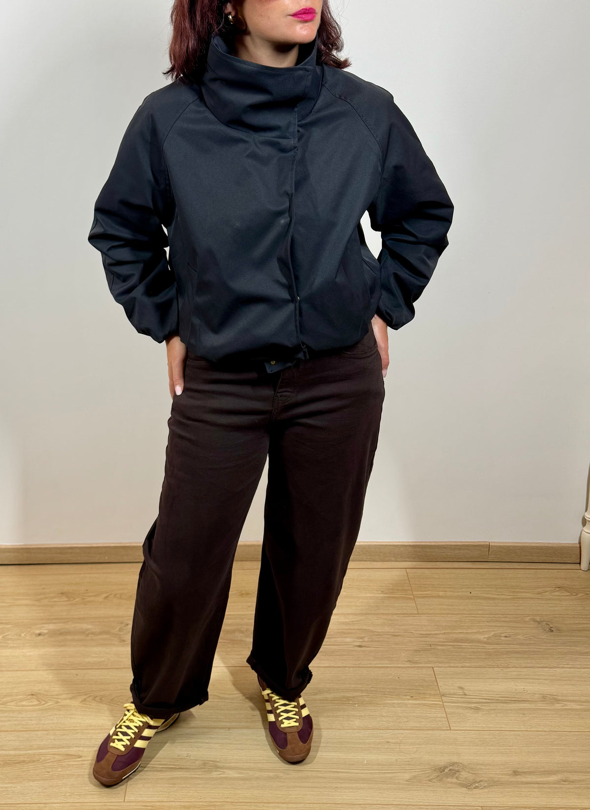 Trench court bleu - Marine