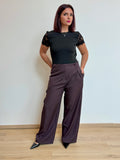 Pantalon tailleur asymétrique - MAUREEN