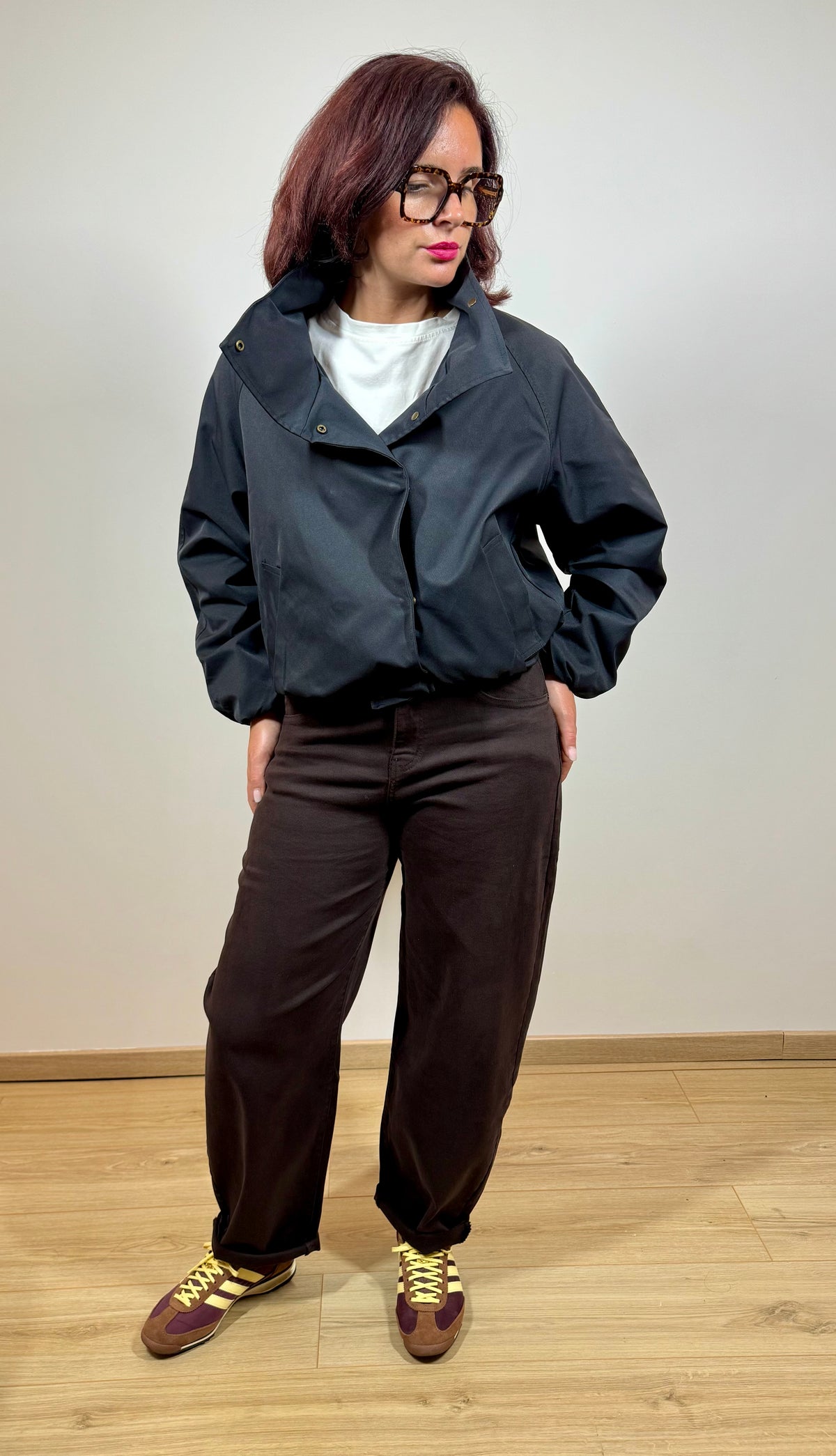 Trench court bleu - Marine