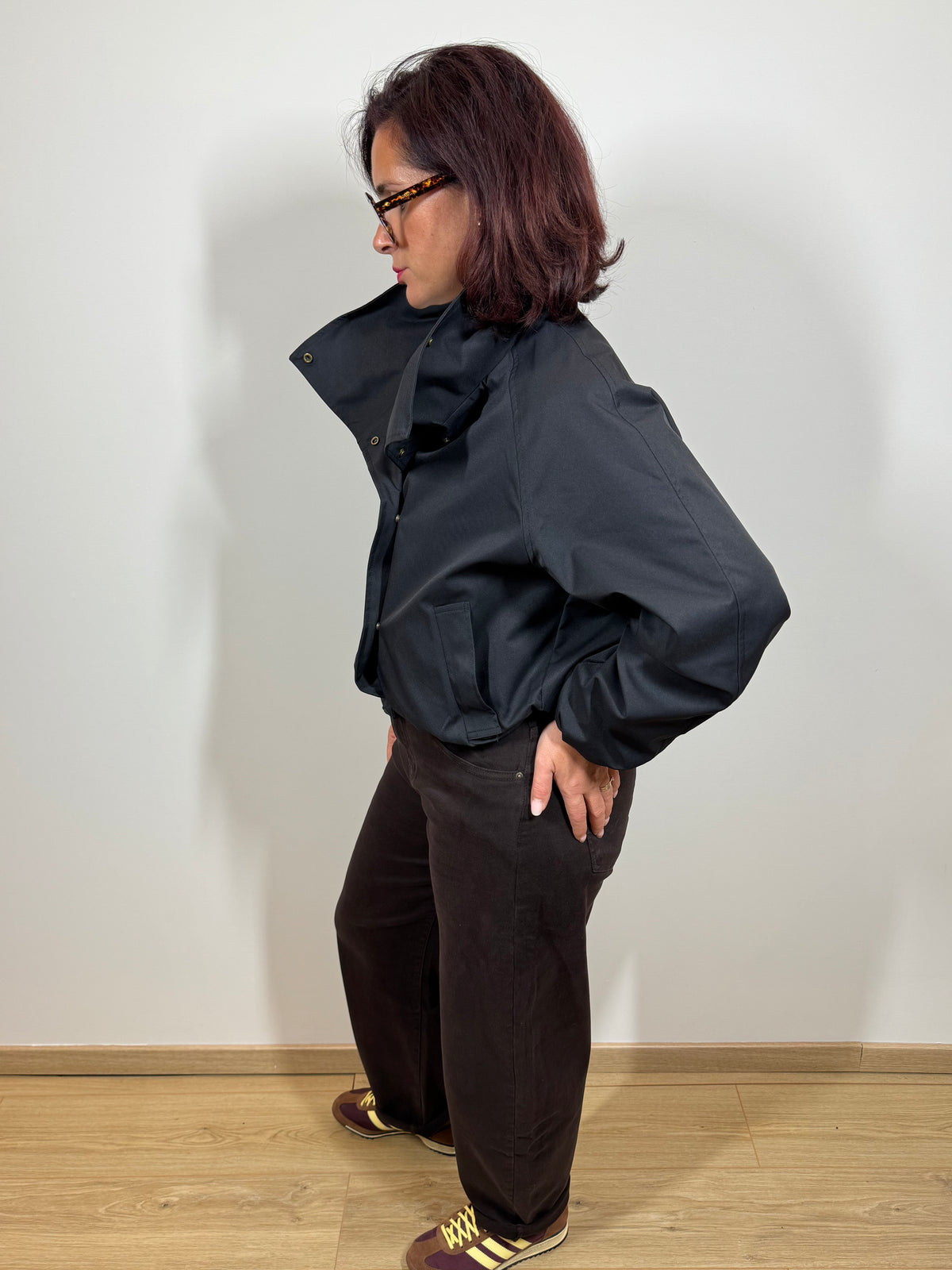 Trench court bleu - Marine
