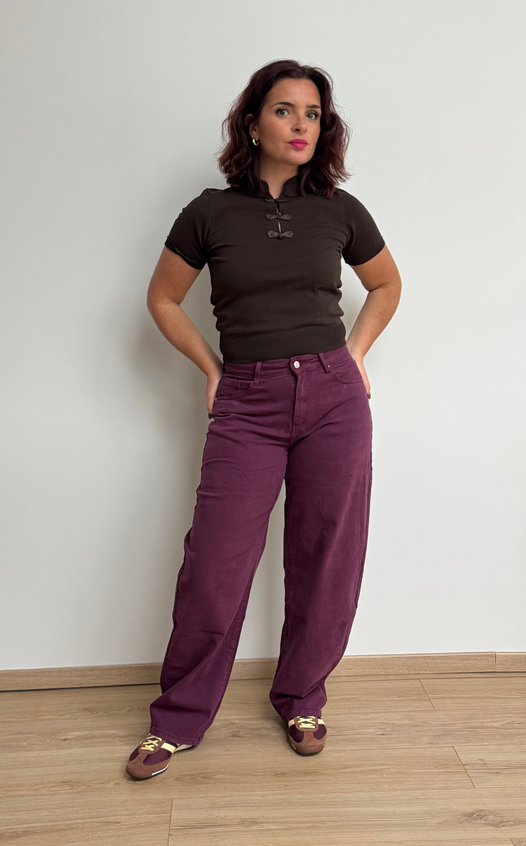 Jeans barrel prune - LOUISE